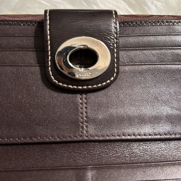 Coach Canvas and Leather Wallet - Picture 8 of 8